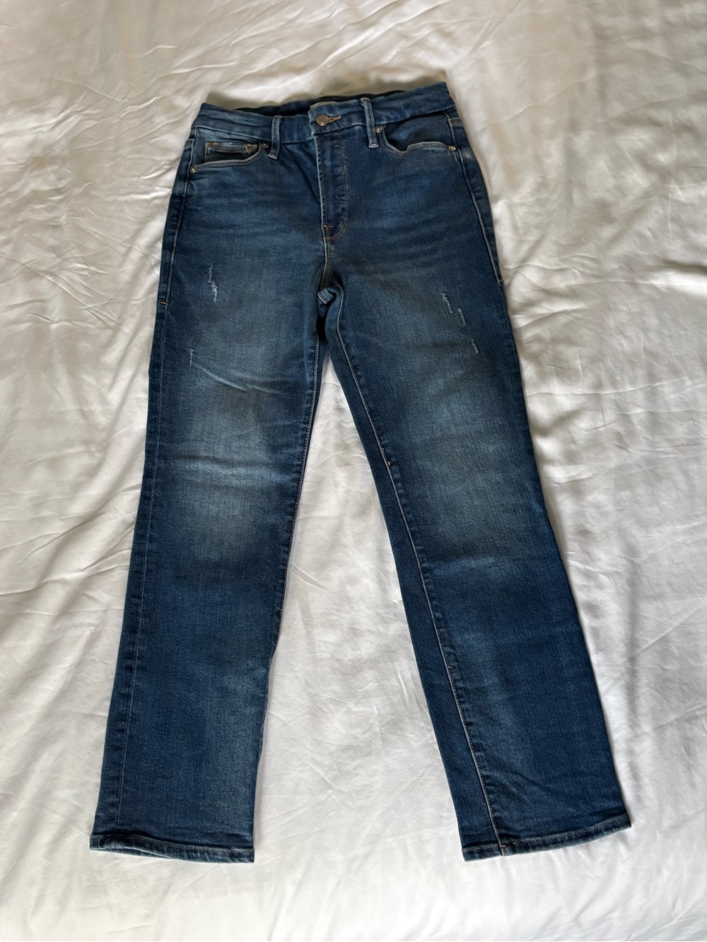 Good American Women’s Medium Blue Straight Jeans